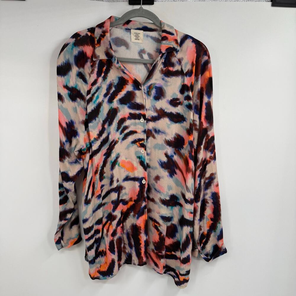 Cap Juluca A New Story by Aldo Martins Tunic Shirt Multi Abstract Animal-Print